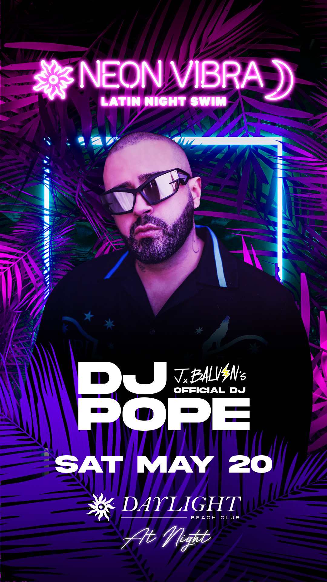 Latin Legend DJ Pope At Neon Vibra