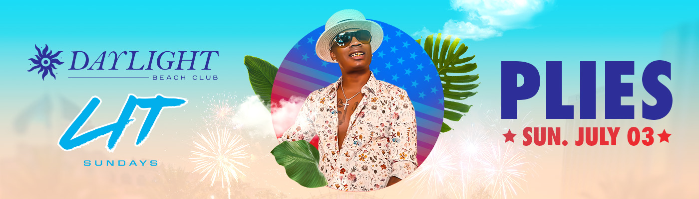 There’s No One Hotter Than Plies This Sunday, July 3rd, at DAYLIGHT Beach Club