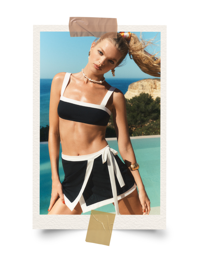 Dive into 2024: Top Trends in Pool Party Swimwear for Your Vegas Splash - Geometric Jazz: For those who walk a line between art and fashion, geometric patterns are the go-to. They're
not just swimwear; they're conversation starters, turning the pool deck into a modern art
exhibit.