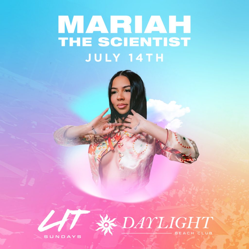 Welcome to the most anticipated event of the season—Lit Sunday at Daylight Beach Club! On June 14th, we're rolling out the red carpet for an exclusive back-to-back showcase featuring the incredible talents of Mariah The Scientist and 310BABII. This isn't just any ordinary Sunday; it's the ultimate kickoff for the NBA Summer League, and you're invited to be part of the brilliance. Find yourself basking in the sun, sipping on your favorite cocktails, and vibing the day away to the sensational sounds of two of the hottest artists in the game.