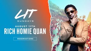 Rich Homie Quan is performing live at Daylight Beach Club for the hottest vegas pool party in the city. Join us August 11th for an incredible show.