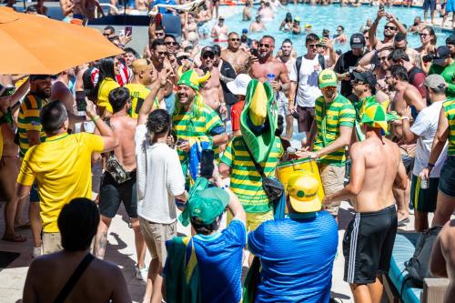 Copa America 24' Brazilian vs Paraguay Pool Party.