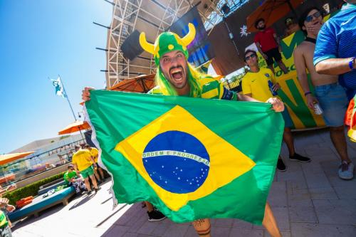 Copa America 24' Brazilian vs Paraguay Pool Party.