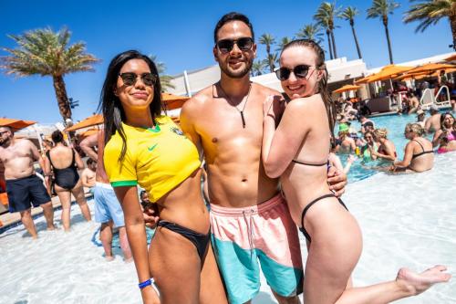 Copa America 24' Brazilian vs Paraguay Pool Party.