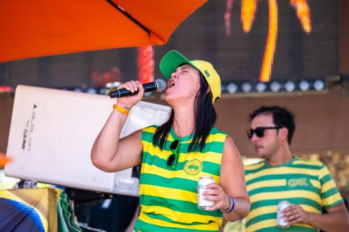 Copa America 24' Brazilian vs Paraguay Pool Party.