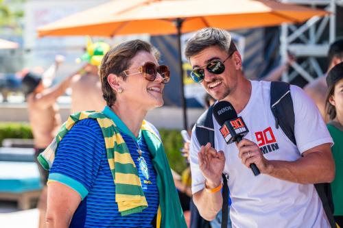 Copa America 24' Brazilian vs Paraguay Pool Party.