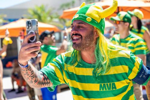 Copa America 24' Brazilian vs Paraguay Pool Party.