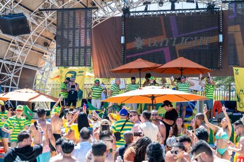 Copa America 24' Brazilian vs Paraguay Pool Party.