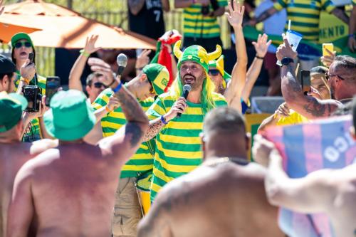 Copa America 24' Brazilian vs Paraguay Pool Party.